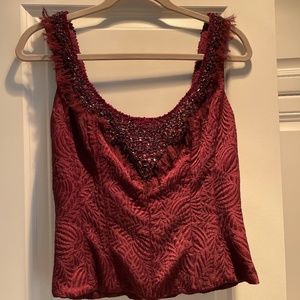 Monique Lluillier Corset/Bustier; Jeweled; Romantic
